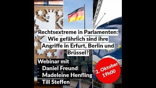 Webinar Rechtsextreme in den Parlamenten [upl. by Yerxa]