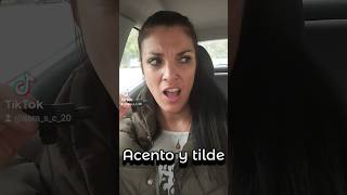 Acento y tilde Sara Serrano [upl. by Nurse]