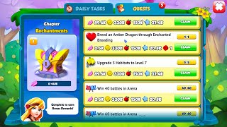 Complete 5 Task in Enchantment Quest Mode  Unlocked Seasonal Treasure  DML [upl. by Auos]