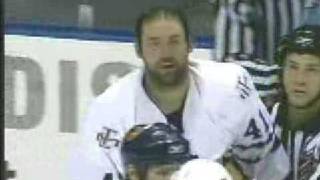 Atlanta Thrashers brawl with Maple Leafs Oct 14 2005 [upl. by Eki]