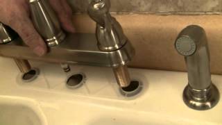 Install a New Kitchen Faucet [upl. by Ahsar]