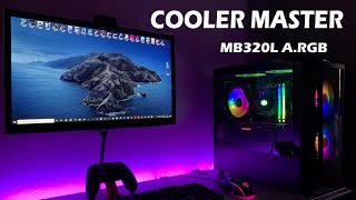 GABINETE COOLER MASTER MB320L ARGB  FIQUEI IMPRESSIONADO [upl. by Anaig]