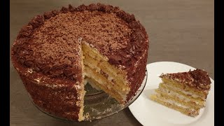 UN BON GÂTEAU À LA BANANEОбалденно Вкусный Банановый Торт [upl. by Erdnua]