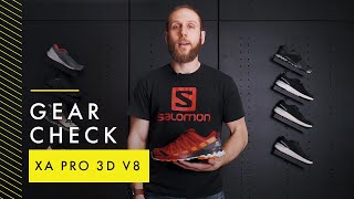 Gear Check XA PRO 3D V8  Salomon Outdoor [upl. by Steffane]