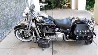 harley Heritage Springer Dual Fish Tail Exhaust [upl. by Milissa]