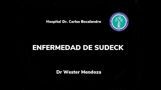 Enfermedad de Sudeck [upl. by Gardas881]