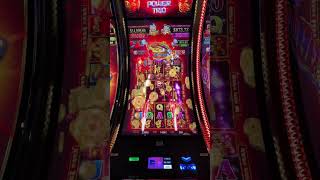 MASSIVE LINE HIT DANCING DRUM POWER TRIO SLOT slot casino vegas [upl. by Dory719]