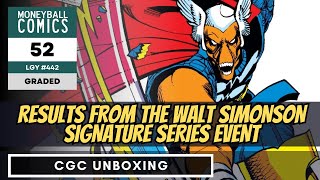 Results from the Walt Simonson Signature Series Event  CGC Unboxing [upl. by Nnyliram612]