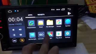 Универсальная автомагнитола Hizpo на android с Aliexpress Видео Aliexpress [upl. by Sparky]