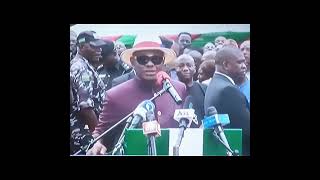 PDP Crisis Wike Blows Hot say he will flog them quotPerpperlyquot and crush his enemies [upl. by Feetal]