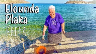 Elounda Crete also Plaka walking tour 4k Greek grandma explains how to prepare Octopus Greece [upl. by Annamaria]