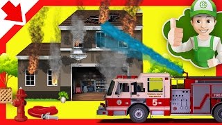 Exciting Fire Truck Adventures 🚒  Fun amp Educational Cartoon for Kids [upl. by Collis]