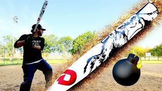 Hitting with the DEMARINI VANILLA GORILLA Jason Magnum  USSSA Slowpitch Softball Bat Reviews [upl. by Annawot117]