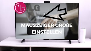 LG Mauszeiger Größe amp Geschwindigkeit einstellen [upl. by Kawai]