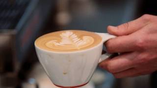 How to Make a Latte Art Rosetta  Perfect Coffee [upl. by Harwill]