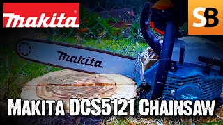 Makita DCS5121 18quot 50cc Petrol Chainsaw Review [upl. by Analos615]