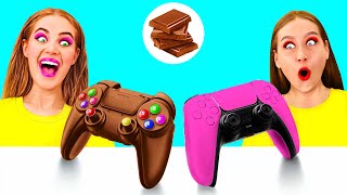 Défi Chocolat vs Réalité Nourriture  Géniale Astuces de Cuisine par Fun Fun Challenge [upl. by Trout96]