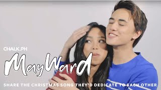 ChalkLovesMayWard May May And Edward Share The Christmas Song Theyd Dedicate To Each Other [upl. by Akiehsal]