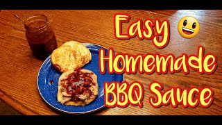 Easy Homemade BBQ Sauce [upl. by Adi233]