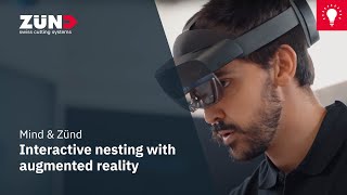 Interactive nesting with augmented reality 👓 with Mind and Zünd [upl. by Aruat]