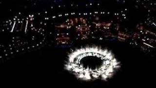 Bellagio fountain from Eiffel Tower at night in Las Vegas [upl. by Yadsnil192]