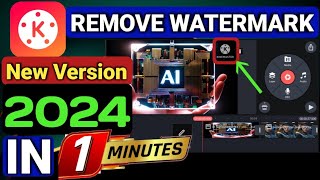 How To Remove watermark From KineMaster 2024 [upl. by Mei]