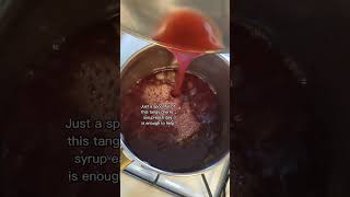 Making Tart Cherry Syrup For My Dads Hypertension [upl. by Auoh]