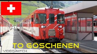 Matterhorn Gotthard Bahn Andermatt to Goeschenen [upl. by Aihtnis998]