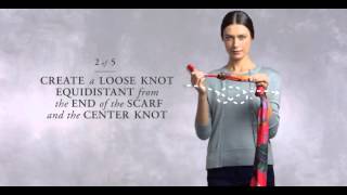 How To Tie A Scarf Necklace  Brooks Brothers [upl. by Adnoval]