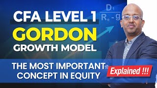 CFA Level 1  CFA L1 Equity  Gordon Growth Model [upl. by Ottie]