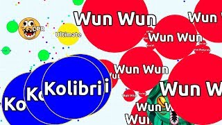 EXCELLENT SOLO VS WUN WUN TEAM  Agario Best Moments [upl. by Aylad]