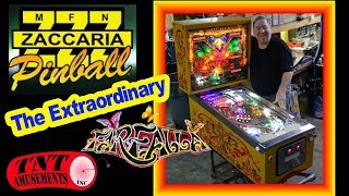 1340 Rare Zaccaria FARFALLA Pinball Machine Restoration Details amp History TNT Amusements [upl. by Noitsirhc]