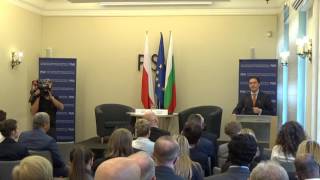 Public lecture by Daniel Mitov Minister of Foreign Affairs of the Republic of Bulgaria 07062016 [upl. by Kashden975]