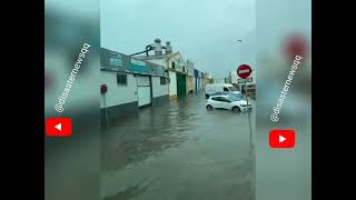 Flash flooding in Chiclana de la Frontera Spain [upl. by Day]