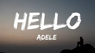 Adele  Hello Lyrics [upl. by Rebmyt]