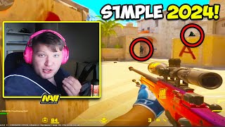 S1MPLE IS READY FOR 2024 PRO COMEBACK IN CS2 COUNTERSTRIKE 2 Twitch Clips [upl. by Manvell847]