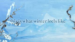 JVKE  this is what winter feels like official lyric video [upl. by Lindgren]