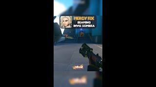 NEW Mercy Beam on Invisible Sombra overwatch2 [upl. by Edgard]