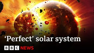 Perfect solar system found in search for alien life  BBC News [upl. by Tesler]