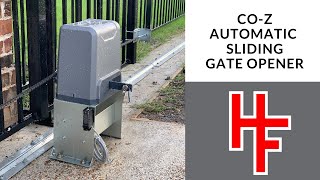 COZ Automatic Sliding Gate Opener Review [upl. by Shishko]