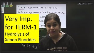 Trick to Learn Hydrolysis of Xenon Fluorides in minutes  Class 12  Monica Bedi [upl. by Afira]