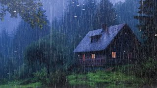 Gentle Night RAIN  Rain Sounds For Sleeping  Thunderstorm Sounds Relax Study Meditation ASMR [upl. by Aciraa368]