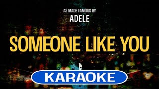 Someone Like You Karaoke  Adele [upl. by Yleoj503]