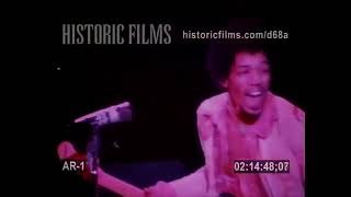 Jimi Hendrix  Band of Gypsys Color Footage HQ Audio 48fps  Live Fillmore East 19691231 [upl. by Odnomra]