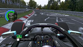 The Mercedes W11 at the Nürburgring Nordschleife is an ABSOLUTE MONSTER 😍 [upl. by Pros]