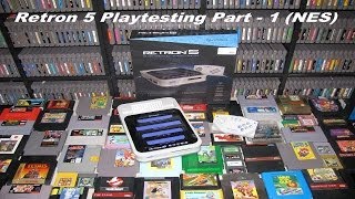 RETRON 5 Playtesting Part 1  NES Homebrews Licensed Unlicensed Imports Reproductions amp Pirates [upl. by Sokcin]