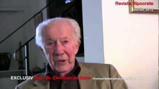 Prof Christian de Duve on George Emil Palade [upl. by Harol]