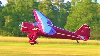 STINSON GULLWING HARD LANDING AVOIDED 1944 V77 RELIANT NC33543 at Stearman amp Friends 2021 FLYIN [upl. by Assirek]