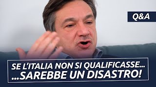 Se LITALIA non si qualificasse Sarebbe un DISASTRO  QampA  Fabio Caressa [upl. by Alexa304]