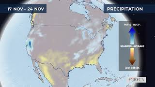 Monthly precipitation forecast for the USA 10302024 [upl. by Noisla]